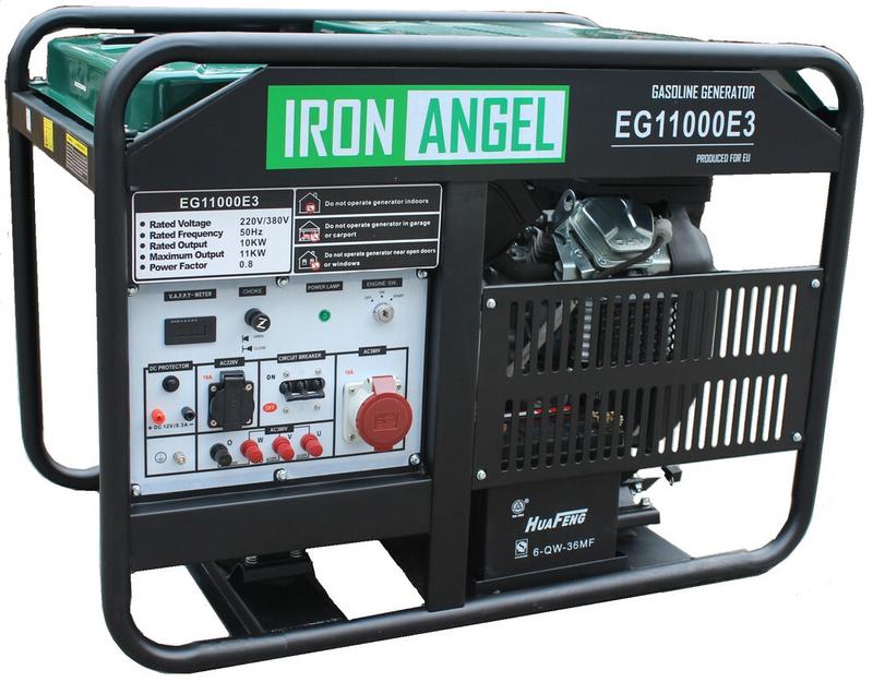 Генератор з блоком автоматики Iron Angel EG11000E3 ATS (2001078-1)