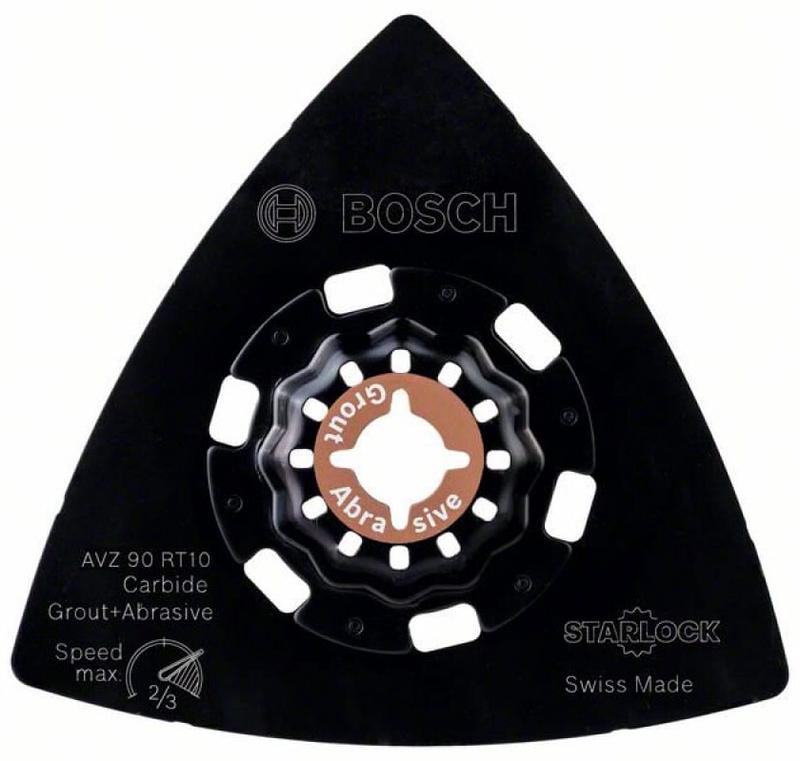 Шліфпластина Bosch Carbide AVZ 90 RT10 90 мм, P100, 10 шт. (2608664225)