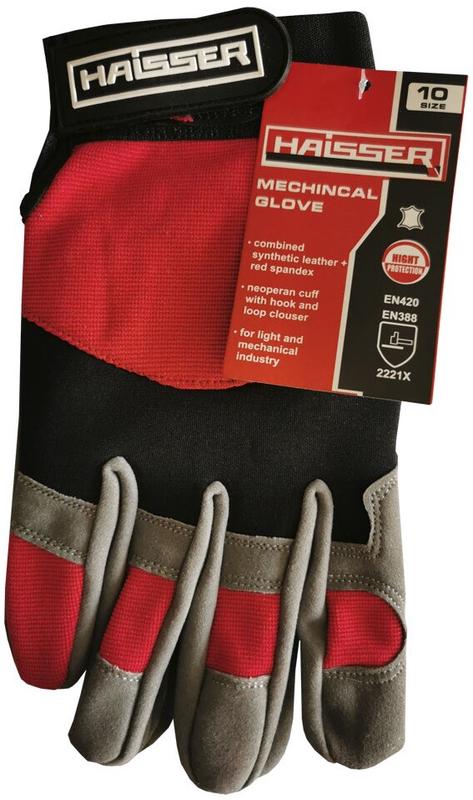 Рукавички комбіновані, р. 10 Haisser (211525)