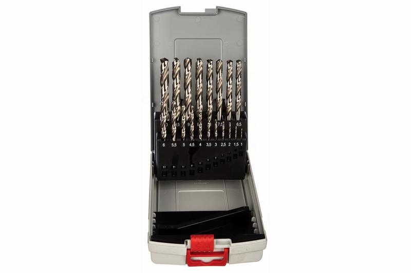 Набір свердел по металу Bosch HSS-G 1-10 мм, 19 шт. (2608587013)