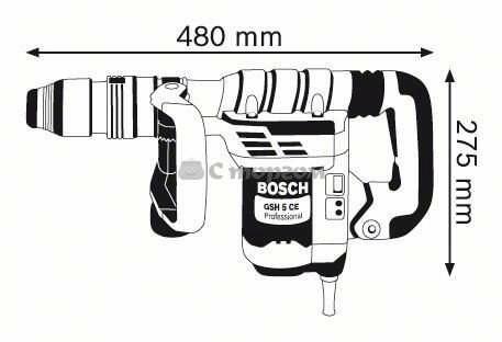 Відбійний молоток Bosch GSH 5 СE (0611321000)