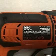 2-х швидкісний ударний дриль AEG SB2-650 Z