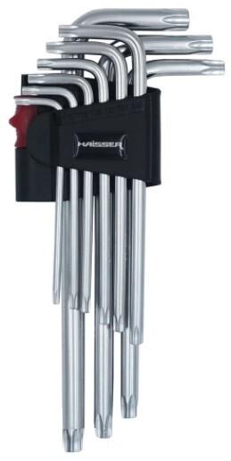 Набір Г-образних ключів HAISSER TORX T10-50 (48115)