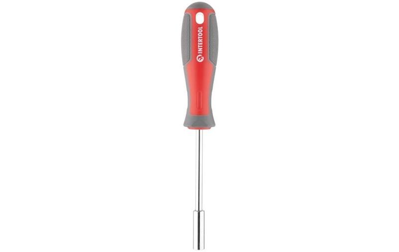 Викрутка Intertool 1/4 "100 мм Cr-V з магнітним утримувачем для насадок (VT-3300)