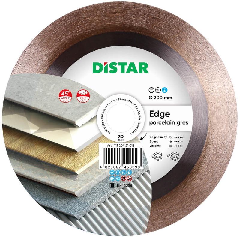 Диск алмазний відрізний Distar 1A1R 200x1,3x25x25,4 Edge (11120421015)