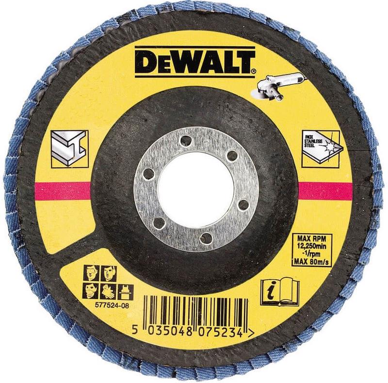 Диск шліфувальний пелюстковий плоский DeWALT DT3309