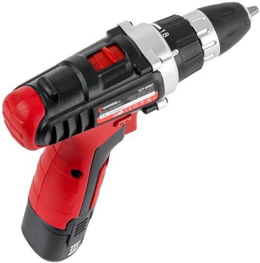 Акумуляторний дриль-шуруповерт Intertool WT-0321