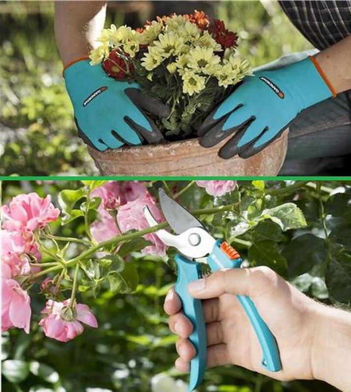 Базовий комплект ручного інструменту Gardena (секатор, рукавички, 2 лопатки) (08965-30.000.00-UA)
