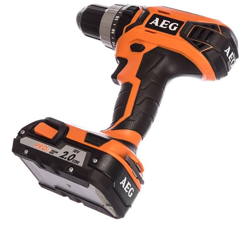 Дрель ударна акумуляторна AEG BSB18G3LI-202C (4935464103)
