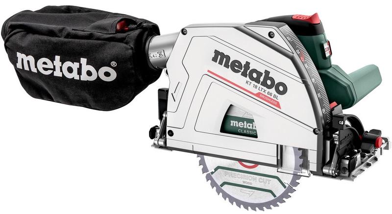 Акумуляторна погружная дискова пилка Metabo KT 18 LTX 66 BL АКБ, Set каркас, metaBOX (691172840)