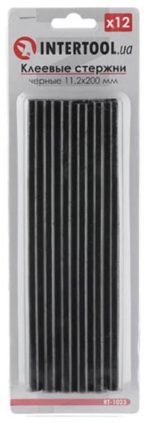 Комплект чорних клейових стрижнів INTERTOOL RT-1023