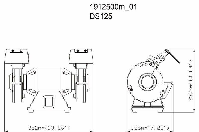 Подвійне точило Metabo DS 125 (619125000)