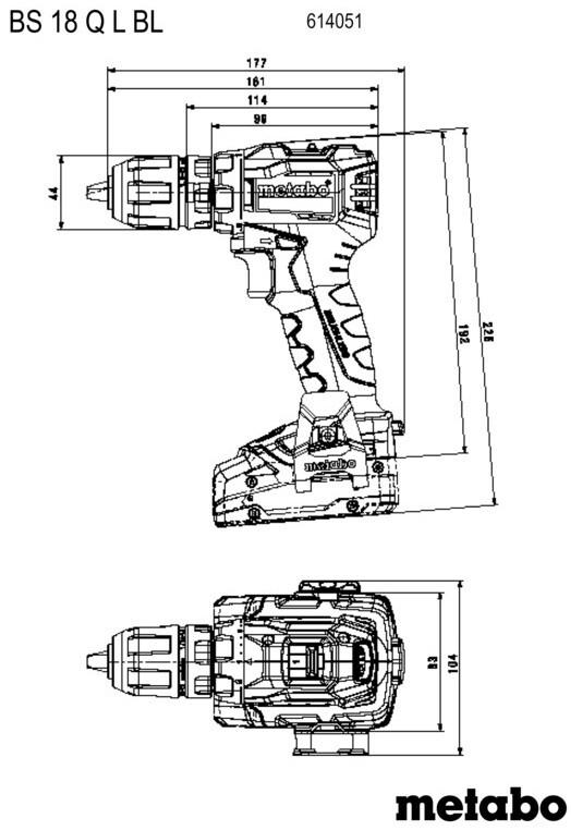 Акумуляторний дриль-шурупокрут Metabo BS 18 L Set (614051710)