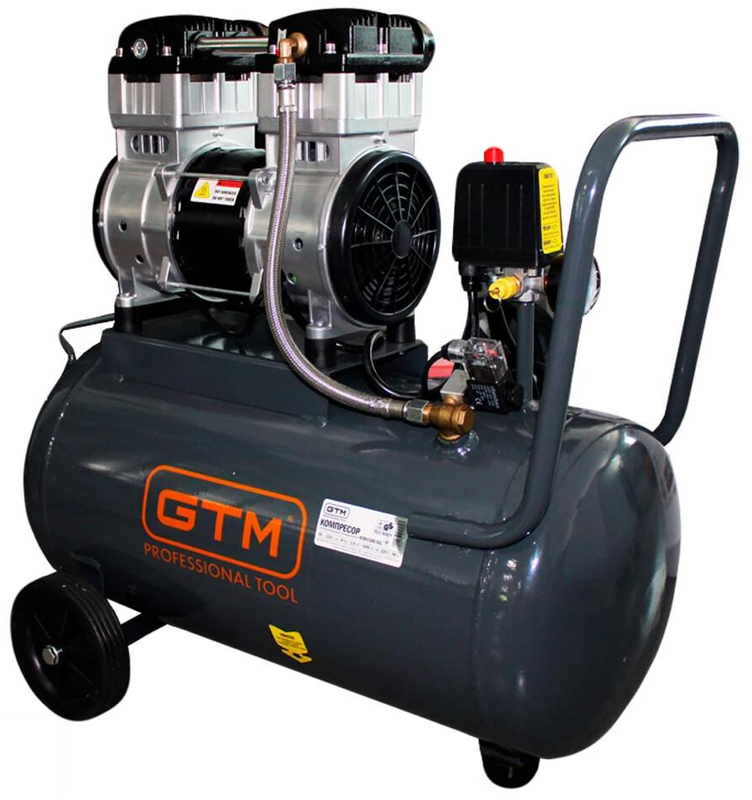Поршневий повітряний компресор GTM KCW1500-50L (27154)
