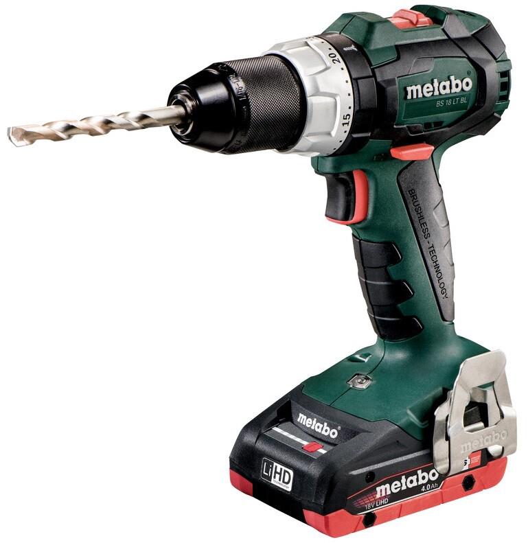 Акумуляторний шурупокрут Metabo BS 18 LT BL LiHD 2x4.0 Ah (602325800)