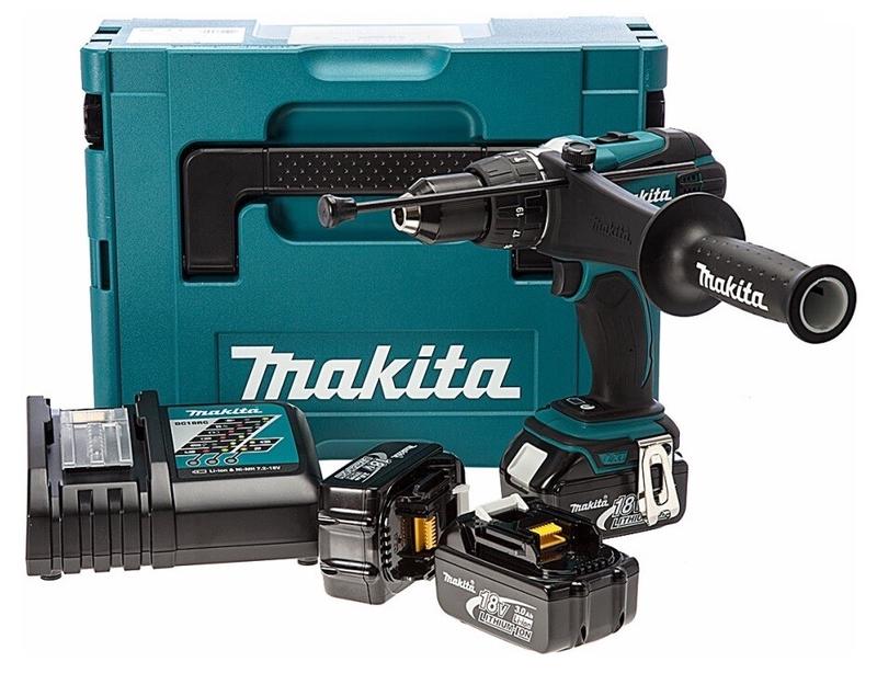 Акумуляторний дриль-шурупокрут Makita BHP458RFJ