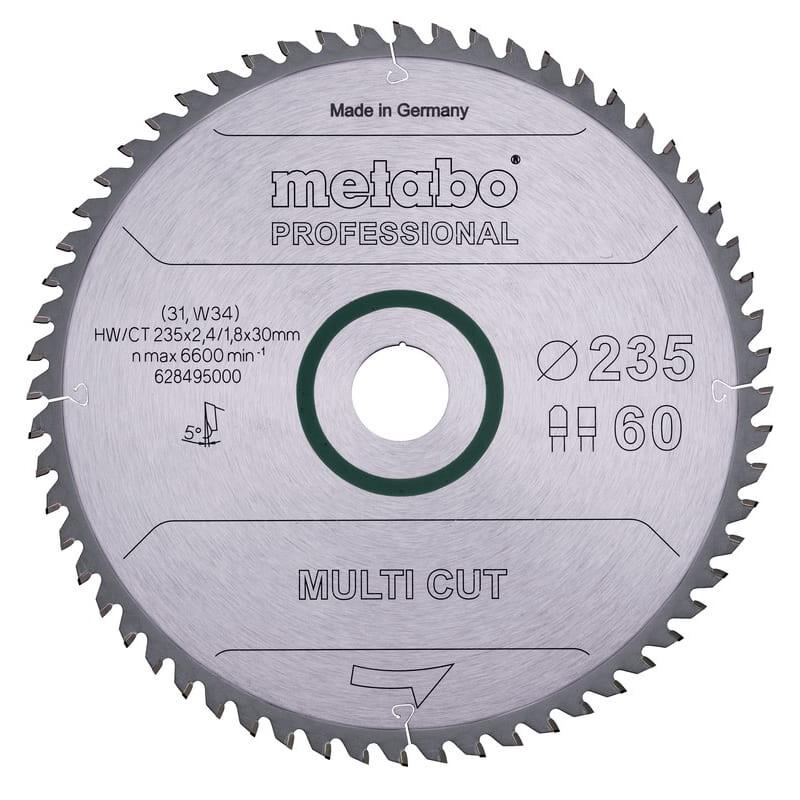 Пильний диск Metabo 235x2.6 / 1.8x3060FZ / TZ15 ° (628495000)