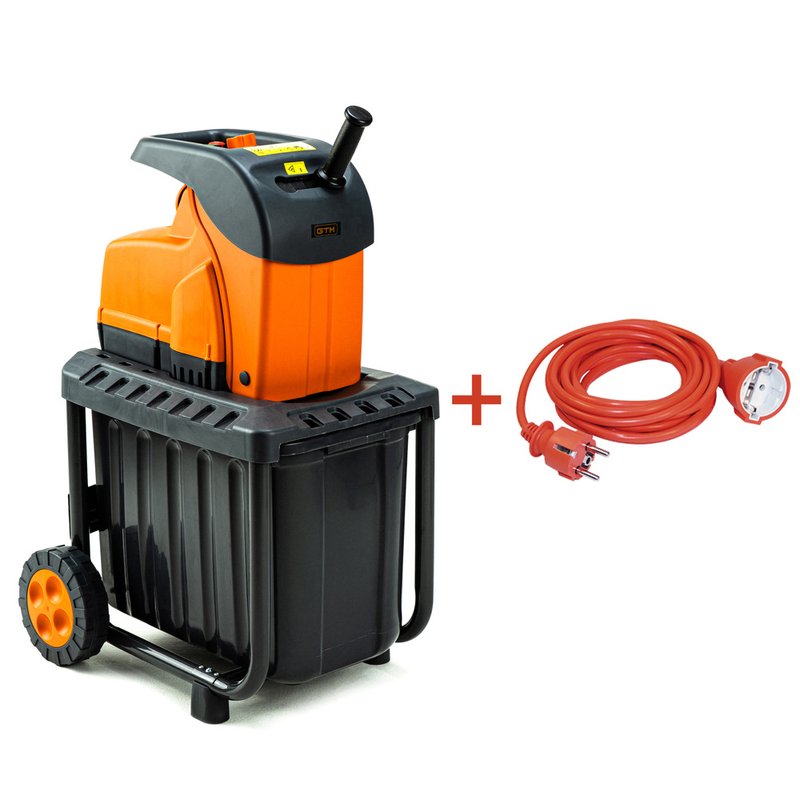 Садовий подрібнювач GTM DS2800/45 KIT + подовжувач 10м (DS2800/45_KIT+ext.cord) 83871