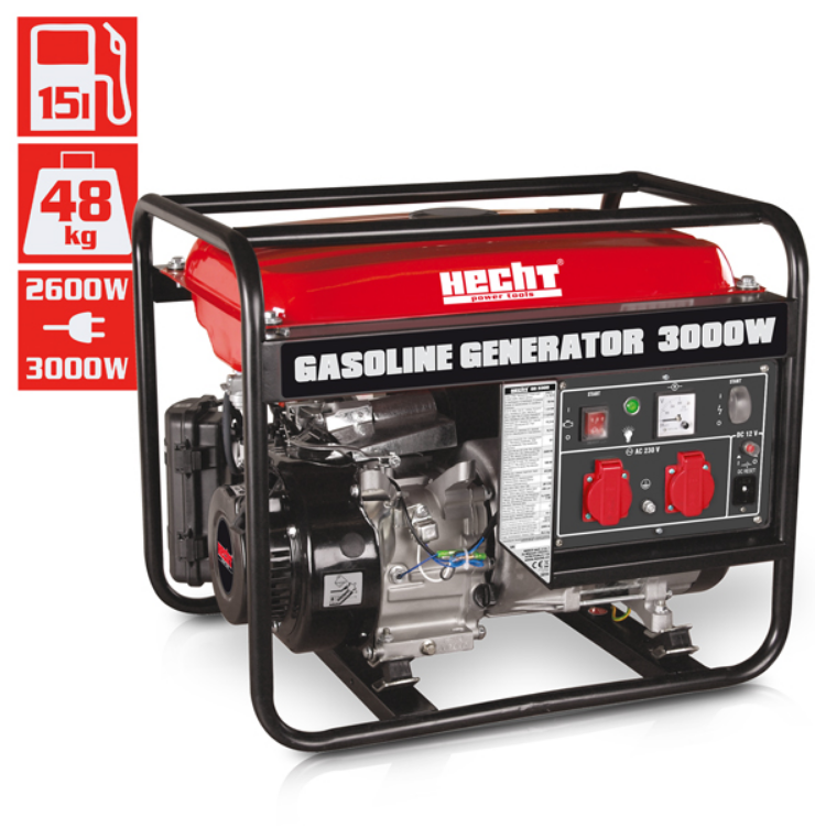 Бензиновий генератор Hecht GG 3300