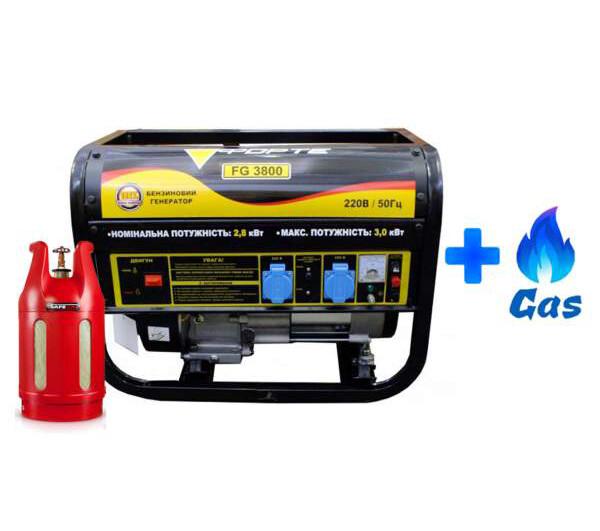 Генератор бензо-газовий Forte FG LPG 3800