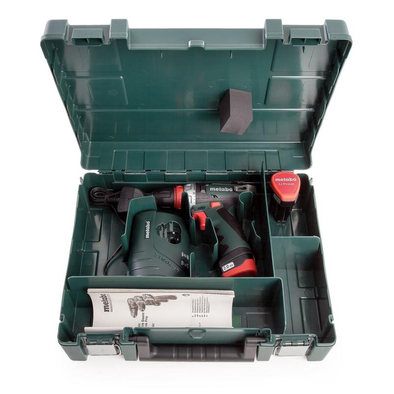 Акумуляторний дриль-шурупокрут Metabo PowerMaxx BS Quick Basic (600156500)