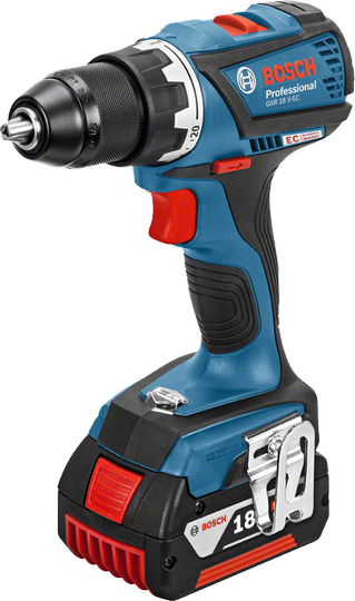 Акумуляторний шурупокрут Bosch GSR 18 V-EC (06019E8100) (без акумулятора і ЗП)