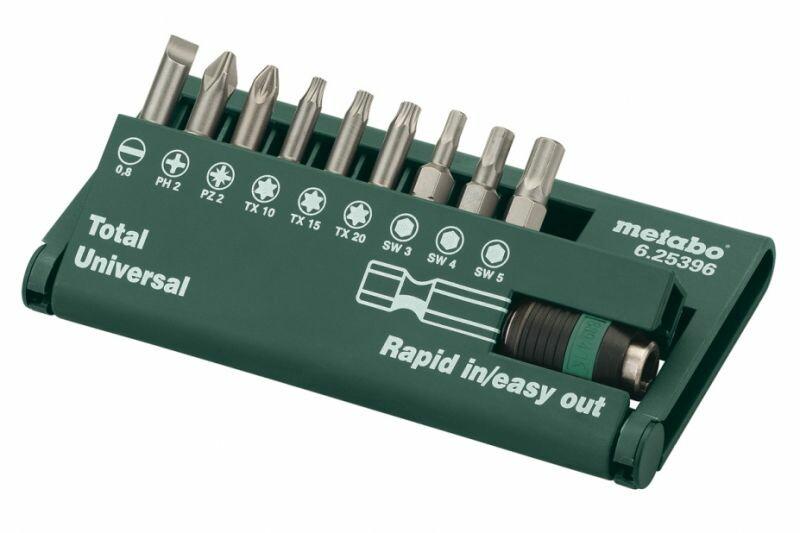 Набір біт Metabo Torsion Universal 10 предметів (625396000)