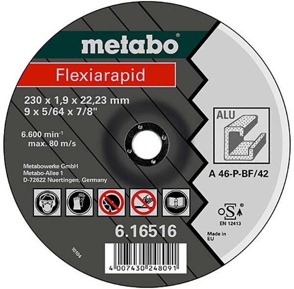 Відрізний диск Metabo Flexiarapid (Standart) A 60-P, 115x1.5x22.2 мм (616512000)