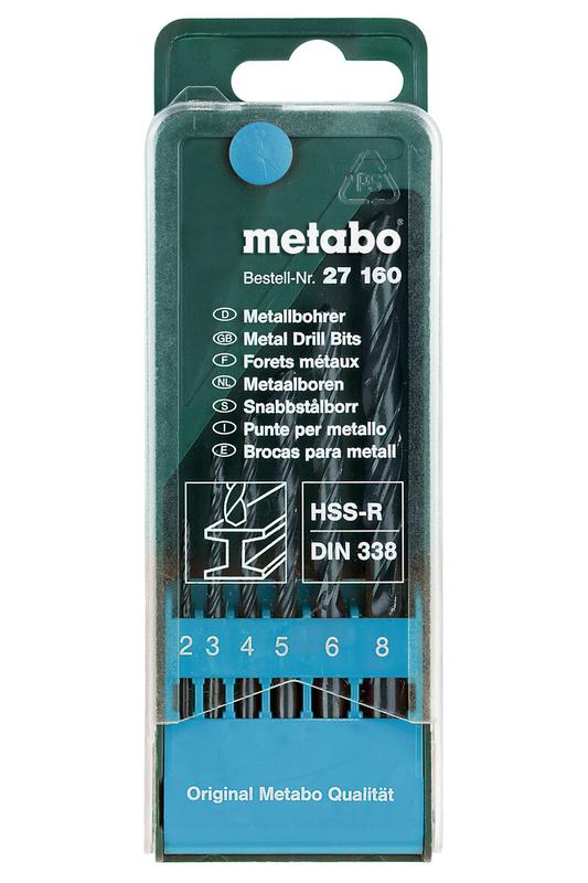 Набір свердел Metabo HSS-R, DIN 338 (627160000)