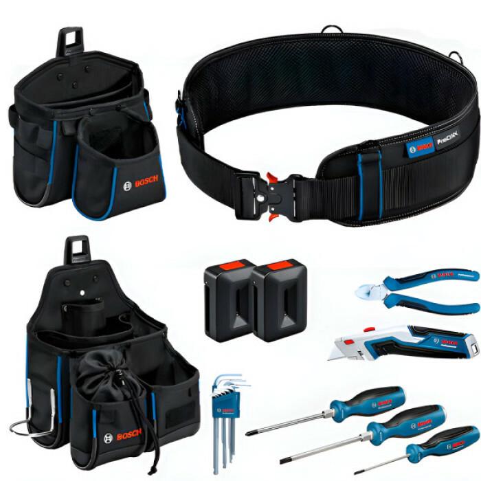 Пояс з сумкою та набором інструментів Bosch Professional 17 шт. (1600A02H5C)