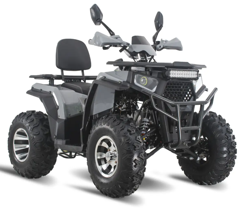 Квадроцикл Forte ATV200G PRO (зелено-сірий) (133188)