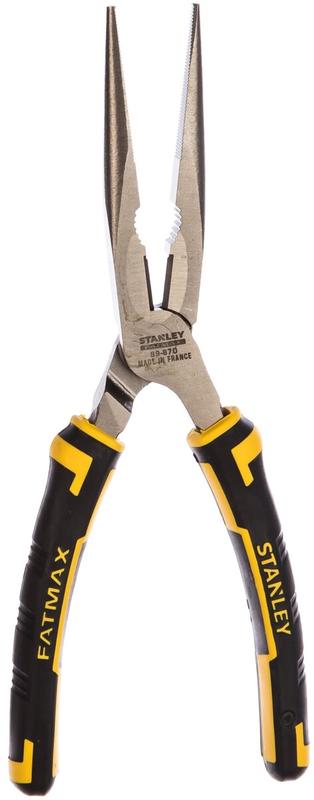 Плоскогубці з подовженими напівкруглими губками Stanley (0-89-870)