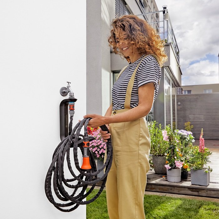 Текстильний шланг Gardena Liano 13 мм (1/2"), 15 м із тримачем TapFix (18595-20)