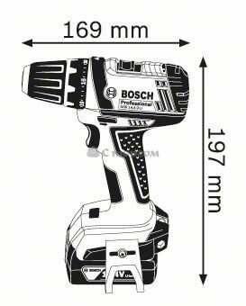 Акумуляторний шурупокрут Ni Bosch GSR 14,4-2-LI L-BOXX ready (06019B7400)
