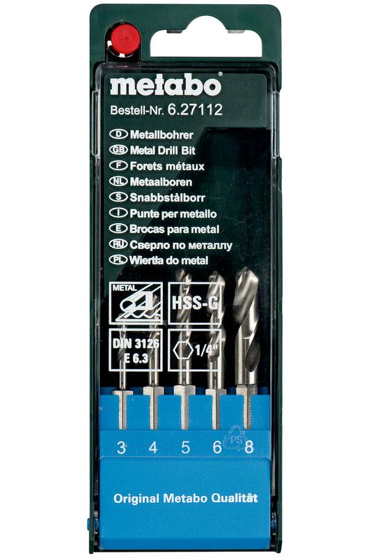 Набір свердл Metabo HSS-G (627112000)