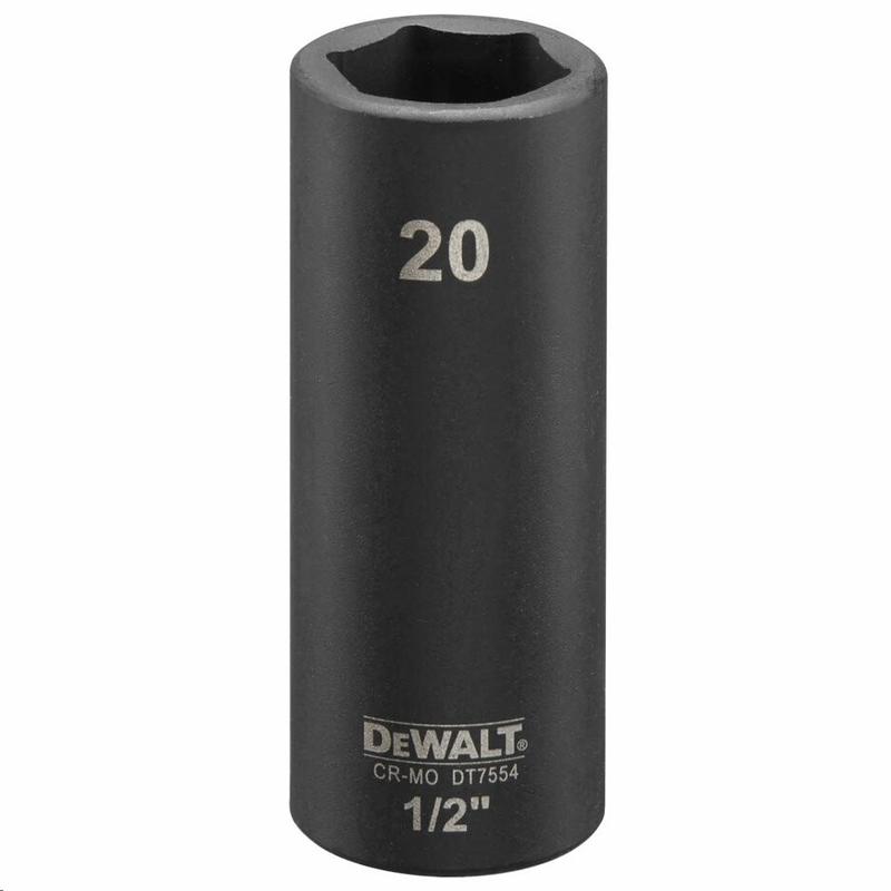 Головка торцева ударна DeWALT "IMPACT", 1/2 "х20 мм (DT7554)