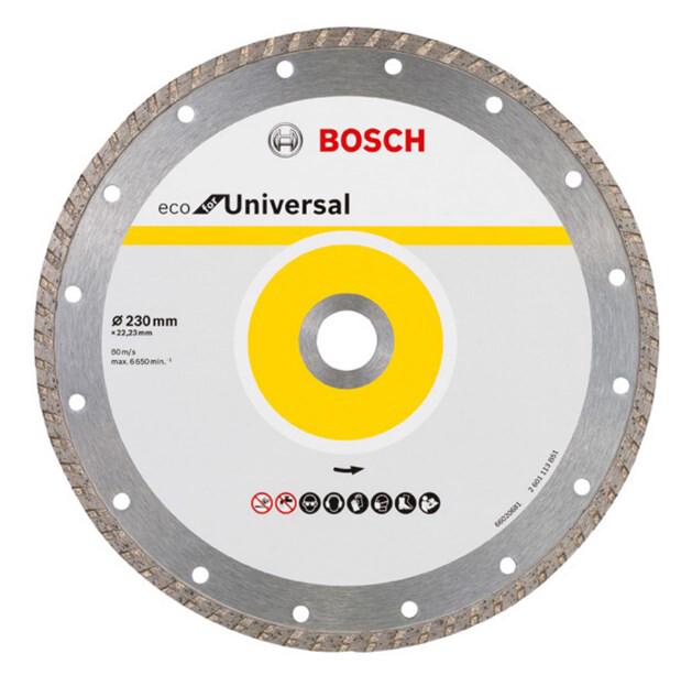 Алмазний диск Bosch ECO Universal Turbo 230-22,23 (2608615048)