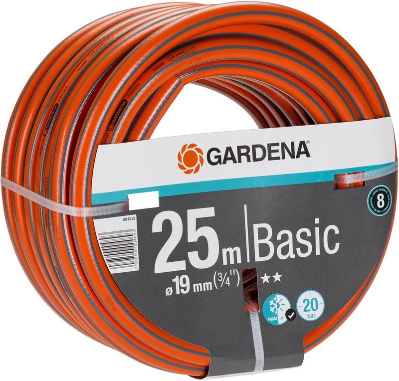 Шланг Gardena Basic 19 мм (3/4"), 25 м (18143-29)