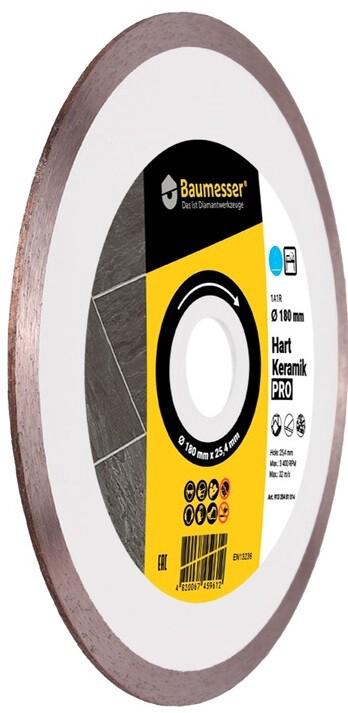Диск алмазний відрізний Distar 1A1R 180x1.6x8.5x25.4 Baumesser Hart Keramik PRO (91320481014)