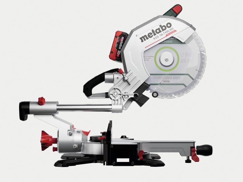 Акумуляторна торцювальна пила Metabo KGS 18 LTX BL 305 (614305810)