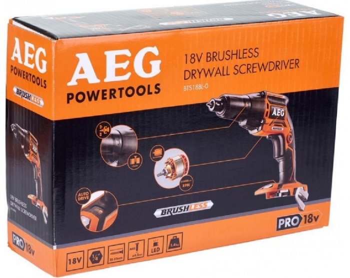 Акумуляторний шурупокрут AEG BTS18BL-0 (4935459620) (без акумулятора і ЗП)