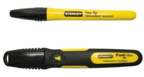 Набір маркерів 2 шт. чорний Stanley (0-47-314)