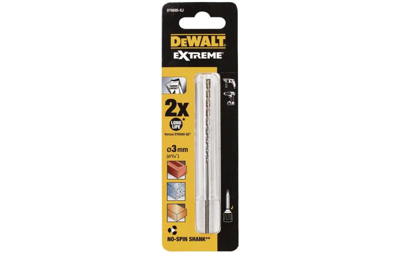 Свердло по бетону / цеглі / каменю DeWALT EXTREME, 3х110х70 мм (DT6695)