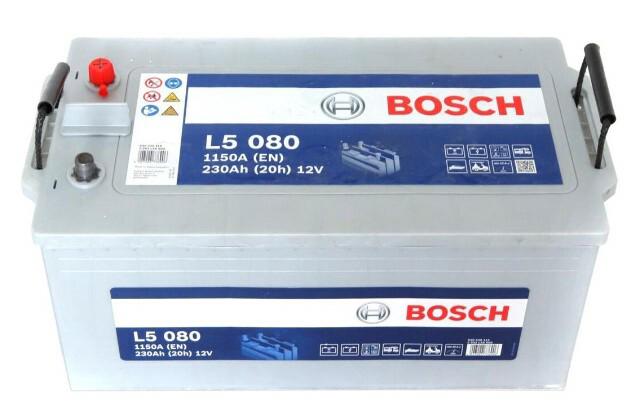 Акумулятор Bosch L5 080, 230Ah/1150A (0 092 L50 800)