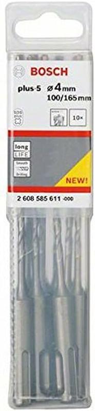 Бур Bosch SDS-Plus-5, 4x100x165 мм, 10 шт. (2608585611)