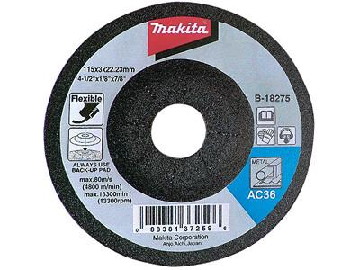 Гнучкий шліфувальний диск Makita 100х3х16 мм 60Т (B-18253)