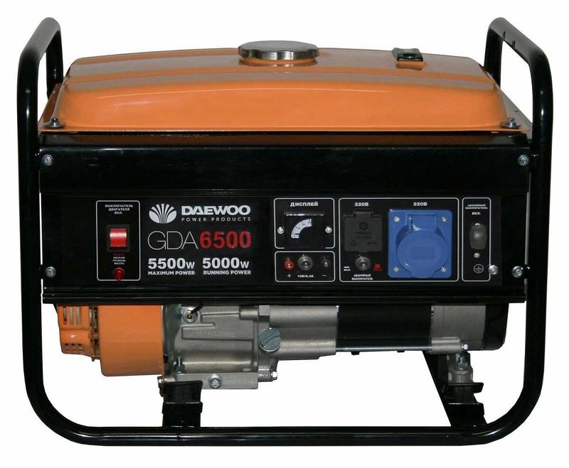 Бензиновий генератор DAEWOO GDA6500