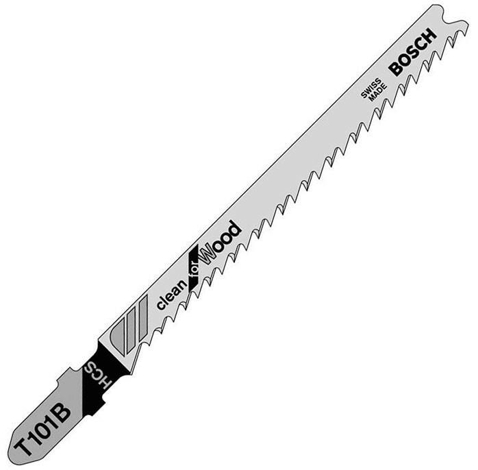 Пилки для лобзика Bosch Т 101 В HCS (2609256721) 2 шт