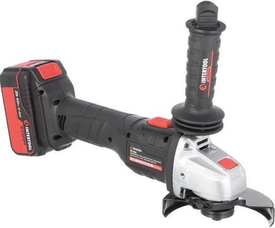 Акумуляторна кутова шліфмашина INTERTOOL WT-0366