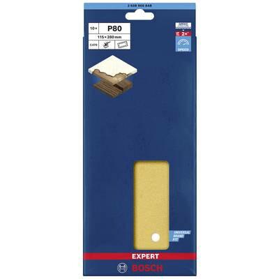 Шліфлист Bosch Plain ExC470, S1260, G80, 280х115 мм, 10 шт. (2608900848)